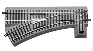 American Flyer 6-49868 S Scale Left Hand R-20 FasTrack Manual Switch Turnout - Picture 1 of 1