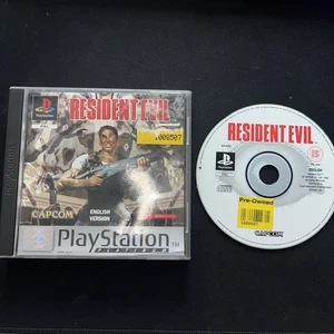 Resident Evil (Sony PlayStation 1, PS1) – Platinum Case – Non-Platinum Disc - Picture 1 of 7