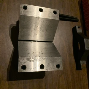Starrett V Block 578 With Clamp 5 1/4" X 3 3/8" X 3" - Picture 1 of 4