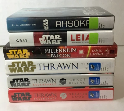 Star Wars Hardcover Lot - Thrawn Ascendancy Leia Ashoka Millennium Falcon Foto 1 de 4