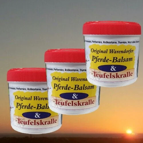 HAGO Warendorfer Pferdebalsam mit Teufelskralle (3x200ml)