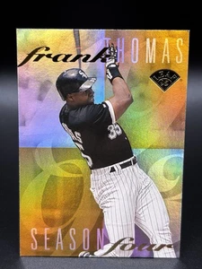 1995 Leaf Season Four Frank Thomas #4 Chicago White Sox HOF **KOSTENLOSER VERSAND** - Bild 1 von 2