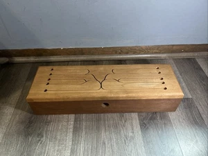 Tambor hendidura lengua madera vintage años 70 - Hecho a mano 9 tonos 2 sin mallotas - Imagen 1 de 13