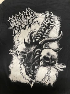 Camisa Negra Divertida Regalo Ángel Mórbido Altares De Locura S-5XL KK508 Rara - Imagen 1 de 3