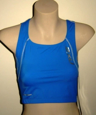 НОВЫЙ С ЯРЛЫКАМИ 2XU СЖАТИЯ TRIATHALON УРОЖАЯ ВЕРХНИЙ COMP КОЖИ - Изображение 1 из 2