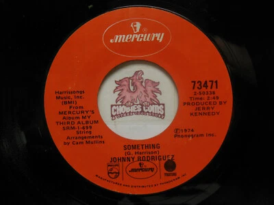 Johnny Rodriguez - Born To Lose / Something, 45 RPM VG+ (2F)  - Image 1 of 2