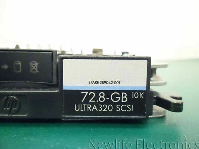 HP 289042-001 72.8 GB 10,000 RPM 3.5 in. Ultra320 SCSI HDD 365695-007 BD07289BB8 - Image 1 of 4