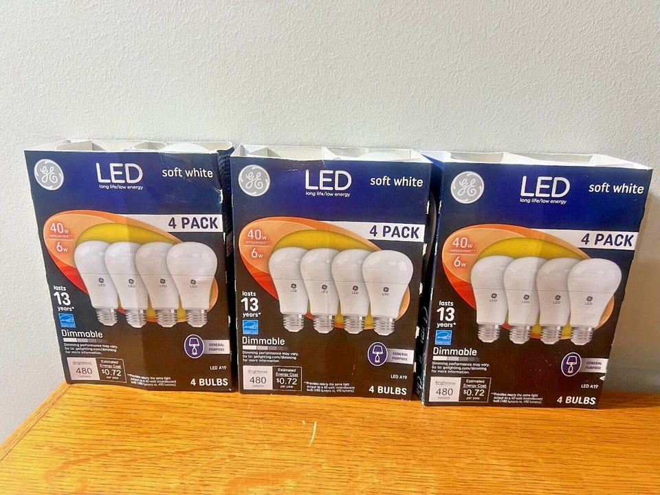 GE 40w LED Replacement Light Bulb SW Aline (12 BULBS) - Image 1 of 1