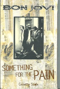 BON JOVI SOMETHING FOR THE PAIN CASSETTE single 2 tks MERCURY JOVMC18 inc. live - Picture 1 of 4