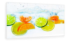 Fruit Splash Küche Bild Leinwand Wandbild Kunstdruck Bild