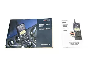 Manuale originale telefono cellulare Ericsson S 868 con catalogo accessori - Photo 1/2