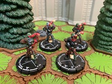 4 Flesh-Eating Zombie #49, 50, 51, 52 Dark Riders Mage Knight Lot D&D, RPG