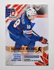 2023 BY Cards IIHF World Junior Championship USA #62 Jimmy Snuggerud