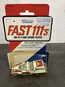 Vintage 1:64 Kenner Fast 111’s White Saturn Seeker 6-Wheeler New on Card - Picture 1 of 8