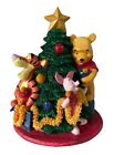 Disney FTD Winnie the Pooh Tigger Piglet Trimming Christmas Tree Figure Topper
