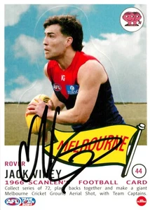 Signed 2024 Melbourne Demons AFL TeamCoach 1966 Scanlens Card - Jack Viney - Picture 1 of 3