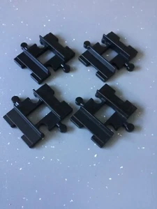 Lego Duplo Vintage Black Railway Track Short Straight x 4. Part number 4665 - Picture 1 of 1