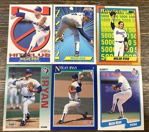 Nolan Ryan 6 Card Lot Texas Rangers HOF NM - Picture 1 of 4