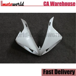 Unpainted White Upper Cowl Front Nose Top Fairing For Yamaha YZF R1 2009-2011 09 - Picture 1 of 3