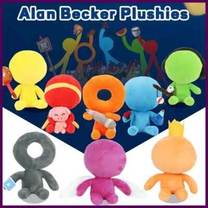 Alan Becker Plush Toy Doll Cartoon Anime Alan Becker Stuffed Dolls Kids GiftsHot - Picture 1 of 15