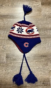MLB Chicago Cubs Snow Flakes Winter Hat ‘47 Brand - Picture 1 of 6
