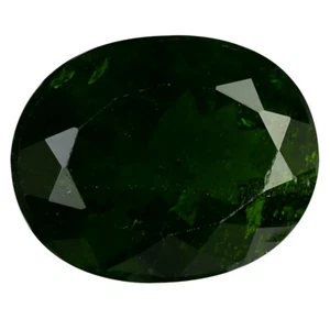 2,64 quilates corte ovalado (10 x 8 mm) sin calentar/sin tratar diópsido cromado verde - Imagen 1 de 1