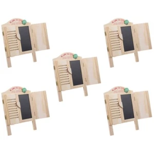 5 Sets Mini -Jalousien Tafel Kleines Schild Wiederverwendbare Mini-Tafel Kind - Bild 1 von 12