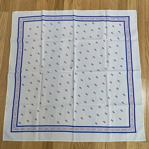 Regency Cruises Scarf Red White Blue Unisex 31x31 Square Ocean Sail Cruise - Picture 1 of 5