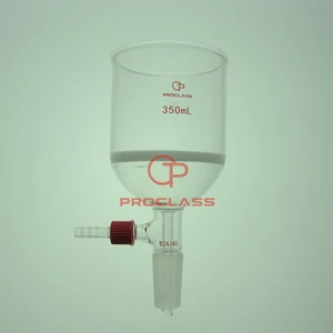 Lab Filtering Buchner Funnel 350mL with 24/40 Joint Medium Fritted Disc - Picture 1 of 1