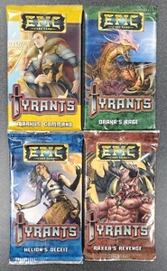 Epic Card Game Tyrants - 4 Pack Bundle - Picture 1 of 2