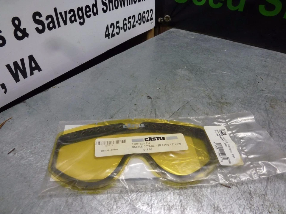 Castle Octane Goggle Replacement Lens Yellow 62-912 - Image 1 of 1