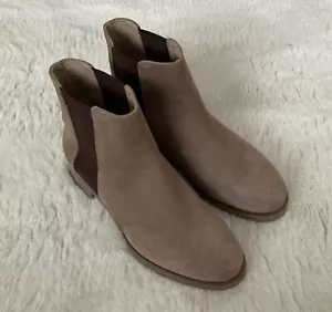Botas Chelsea Unisa Gamuza Tobillo Beige UK4 EU37 Nuevas - Imagen 1 de 7
