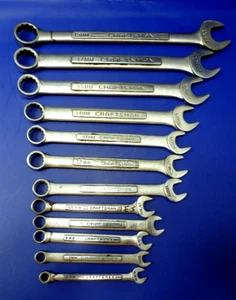 Craftsman 12 Piece Metric Combination Wrench Set 6-19mm -V-Series 12 Point USA - Picture 1 of 2
