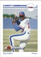 1991 Line Drive AA #578 Everett Cunningham