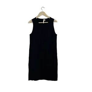 Abito medio J Jill Pure Jill cotone cashmere nero lunghezza ginocchio classico donna - Foto 1 di 8