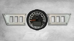 Polaris RZR XP 1000 2 Dash Panel plates for Rocker switch upgrade Aluminum  - Picture 1 of 8