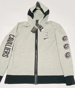 Nike Cleveland Cavaliers Cremallera Completa Suéter Sudadera con Capucha Cavs Baloncesto Showtime Grande - Imagen 1 de 9
