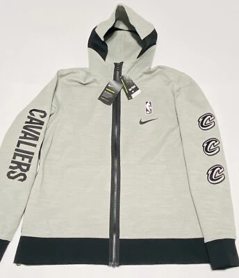 Nike Cleveland Cavaliers Cremallera Completa Suéter Sudadera con Capucha Cavs Baloncesto Showtime Grande Foto 1 de 4