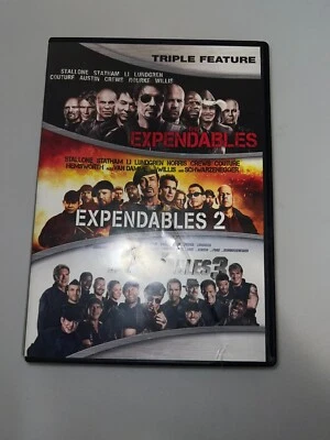 The Expendables Trilogy - DVD - All 3 Movies - Very Good! - Image 1 of 3