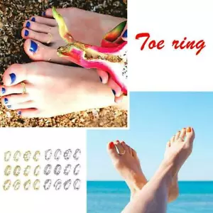 Ladies Toe Ring Knuckle Rings Set Retro Boho Foot Ring Women Set Jewelry H6 - Picture 1 of 14