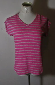 SPLENDID Pink 2 Pc Cap Sleeve Metallic Top Girl's Size 14 NWT $68.00 - Picture 1 of 6