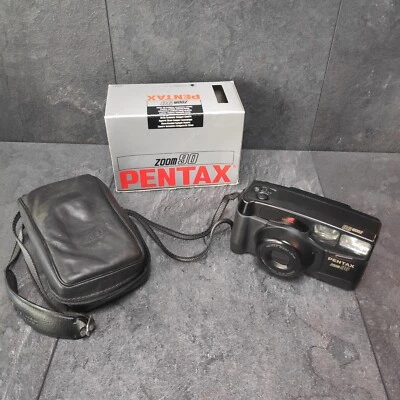 Pentax Zoom 90 Auto Fokus Kamera Kompaktkamera Schwarz  - Bild 1 von 4