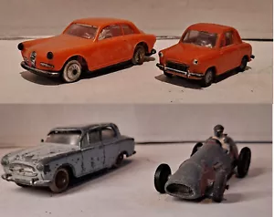 2323. Lotto 4 DINKY+NOREV FRANCE Anni ’60 restauro/ricambi ALFA ROMEO FERRARI - Foto 1 di 16