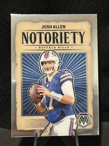 2024 Panini Mosaic Josh Allen #4 Notoriety Insert Buffalo Bills - Picture 1 of 1