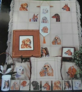 Cross My Heart "Dog Squares" Chart Pack Only  - Picture 1 of 1