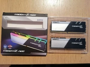 VERY fast DDR4 Memory: Samsung B-Die - G.Skill Trident Z Neo F4-3800C14D-32GTZN - Afbeelding 1 van 4