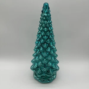 Caleidoscopio Árbol de Navidad Azul Mercurio Vidrio Luz Show por Valerie Parr Hill - Imagen 1 de 4