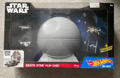 Star Wars Hot Wheels - Estuche de Juego Estrella de la Muerte con 4 Naves Estelares Die Cast ¡Nuevo! Foto 1 de 4