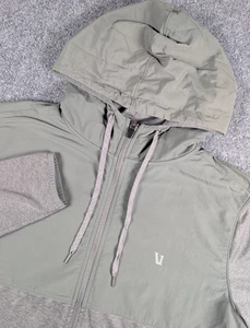 Vuori Sunday Element Full Zip Hooded Jacket Mens Large Green Athletic - Picture 1 of 8