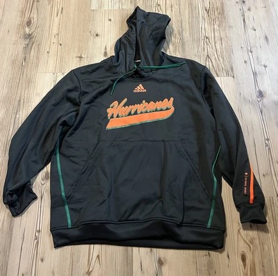 Sudadera de béisbol Adidas Miami Hurricanes 2024 emitida por el equipo numerada XXL Foto 1 de 4